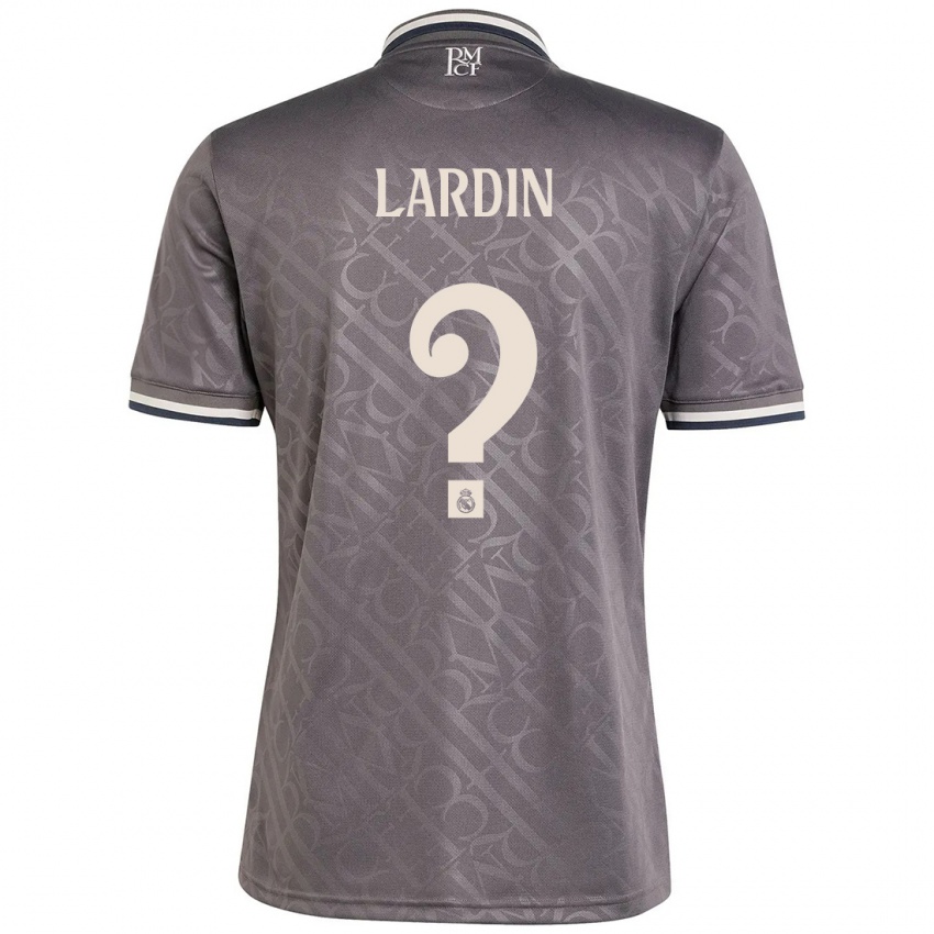 Niño Camiseta Carlos Lardin #0 Carbón Equipación Tercera 2024/25 La Camisa México