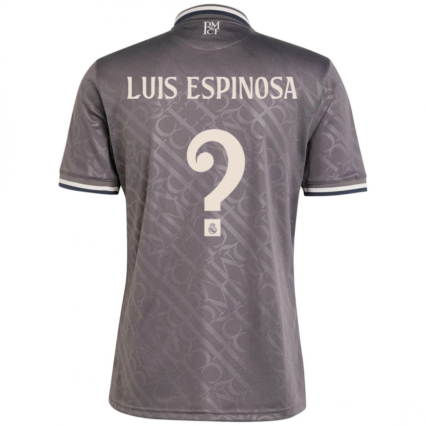 Niño Camiseta José Luis Espinosa #0 Carbón Equipación Tercera 2024/25 La Camisa México