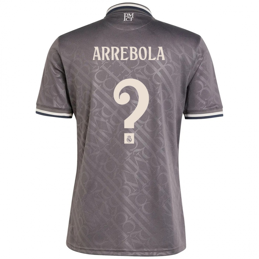 Niño Camiseta Hugo Arrebola #0 Carbón Equipación Tercera 2024/25 La Camisa México