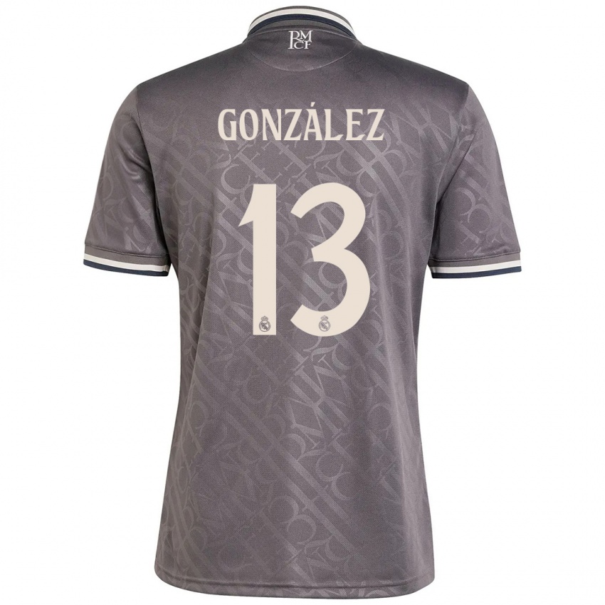 Niño Camiseta Fran González #13 Carbón Equipación Tercera 2024/25 La Camisa México