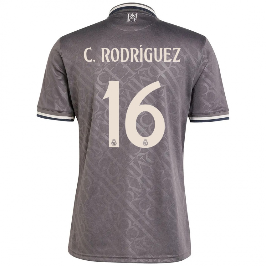 Niño Camiseta Carlos Rodríguez #16 Carbón Equipación Tercera 2024/25 La Camisa México