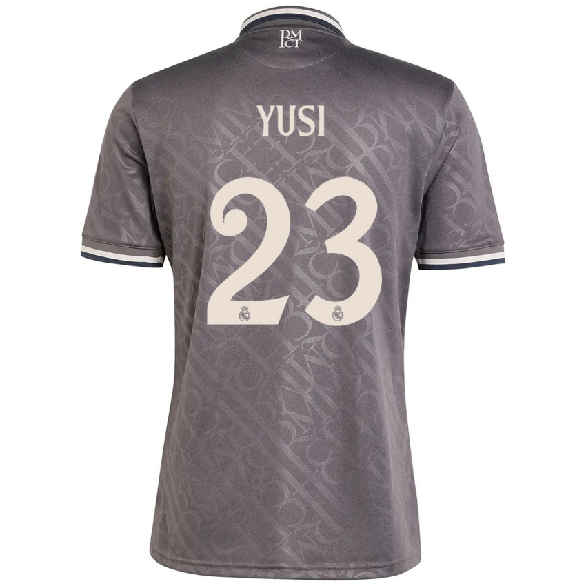 Niño Camiseta Yusi #23 Carbón Equipación Tercera 2024/25 La Camisa México