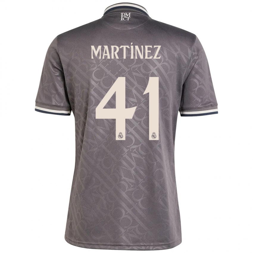 Niño Camiseta Joan Martínez #41 Carbón Equipación Tercera 2024/25 La Camisa México