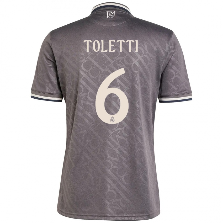 Niño Camiseta Sandie Toletti #6 Carbón Equipación Tercera 2024/25 La Camisa México