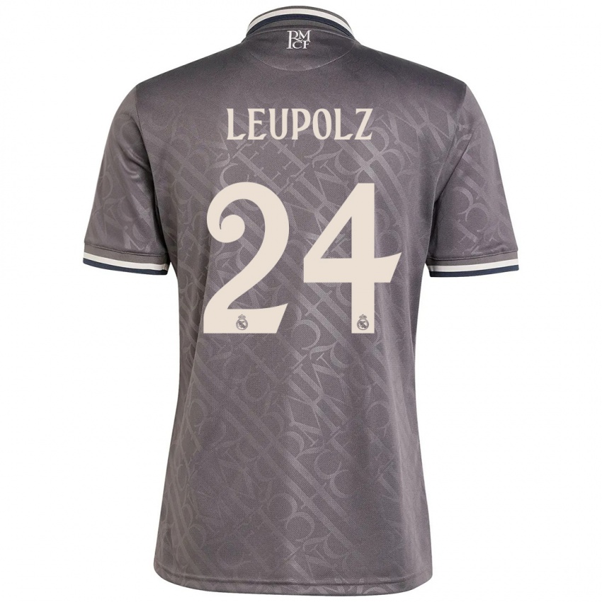 Niño Camiseta Melanie Leupolz #24 Carbón Equipación Tercera 2024/25 La Camisa México