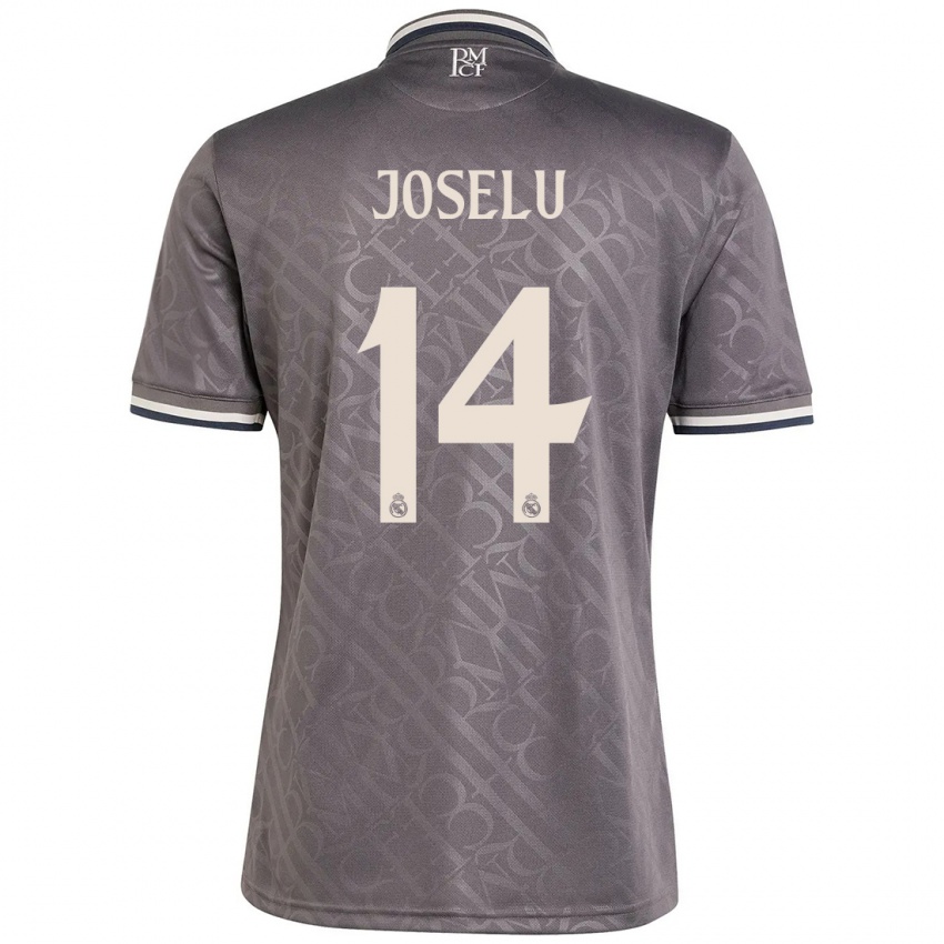 Niño Camiseta Joselu #14 Carbón Equipación Tercera 2024/25 La Camisa México