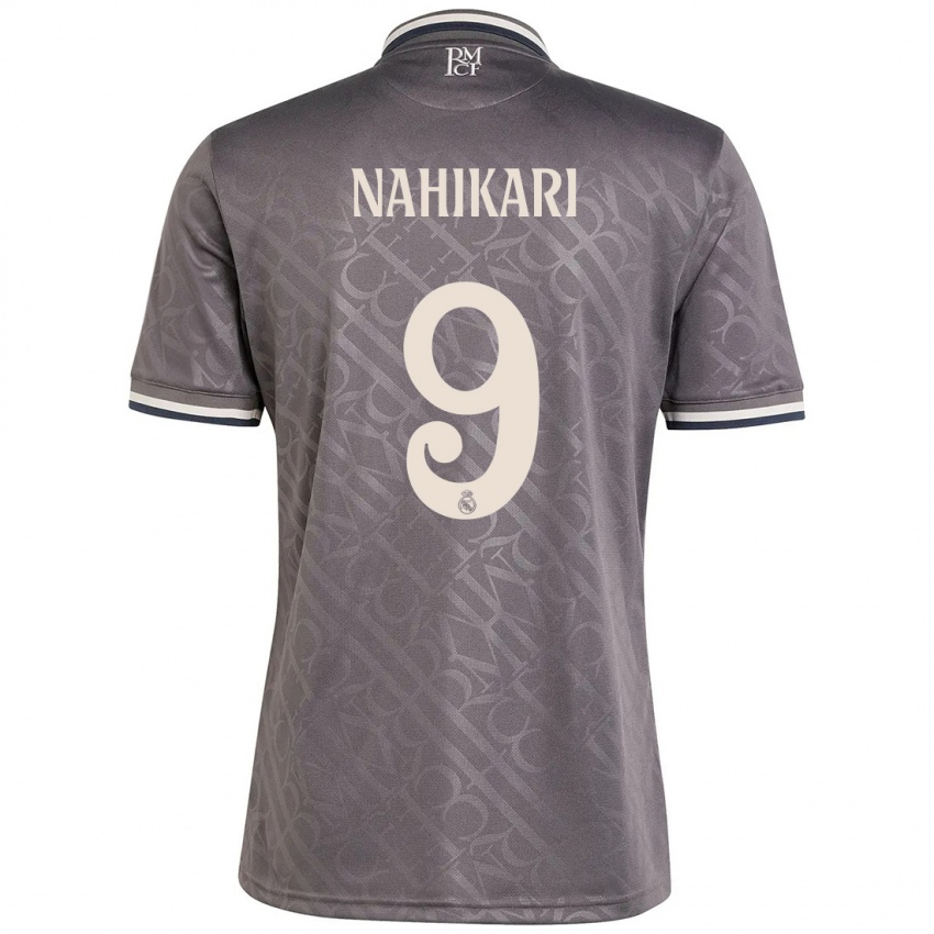 Niño Camiseta Nahikari Garcia #9 Carbón Equipación Tercera 2024/25 La Camisa México