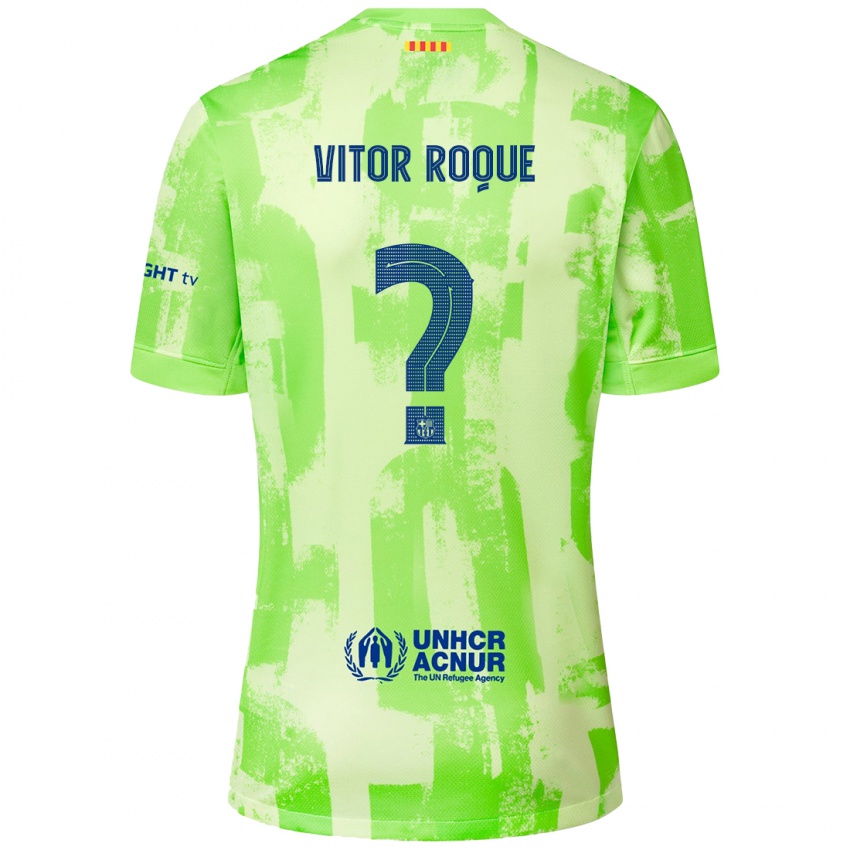 Niño Camiseta Vitor Roque #8 Lima Equipación Tercera 2024/25 La Camisa México