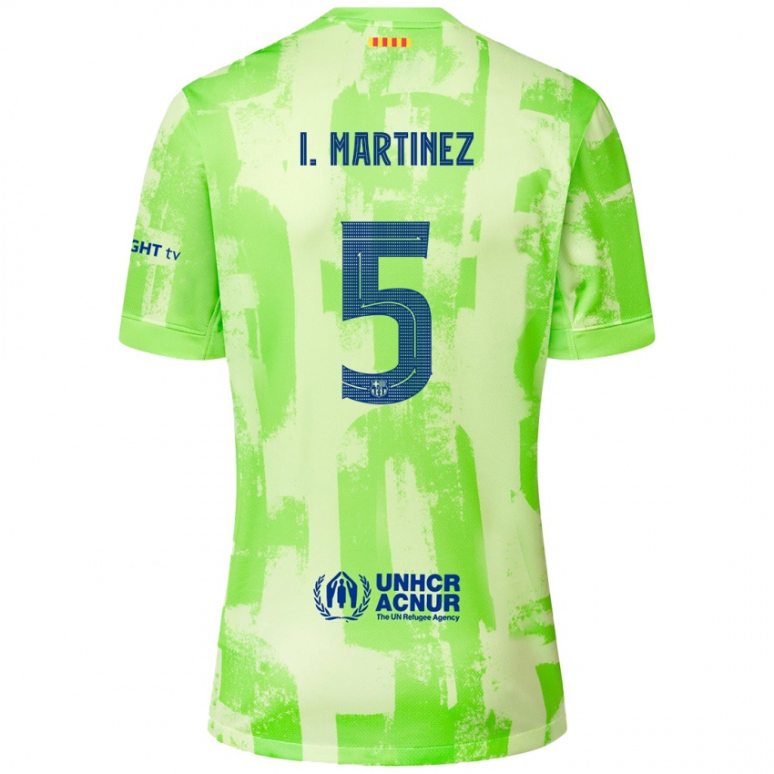 Niño Camiseta Iñigo Martínez #5 Lima Equipación Tercera 2024/25 La Camisa México