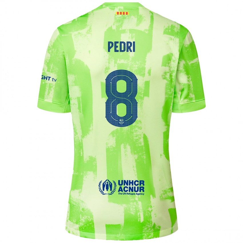 Niño Camiseta Pedri #8 Lima Equipación Tercera 2024/25 La Camisa México