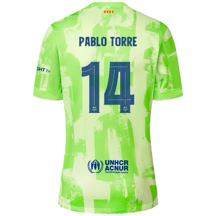 Niño Camiseta Pablo Torre #14 Lima Equipación Tercera 2024/25 La Camisa México