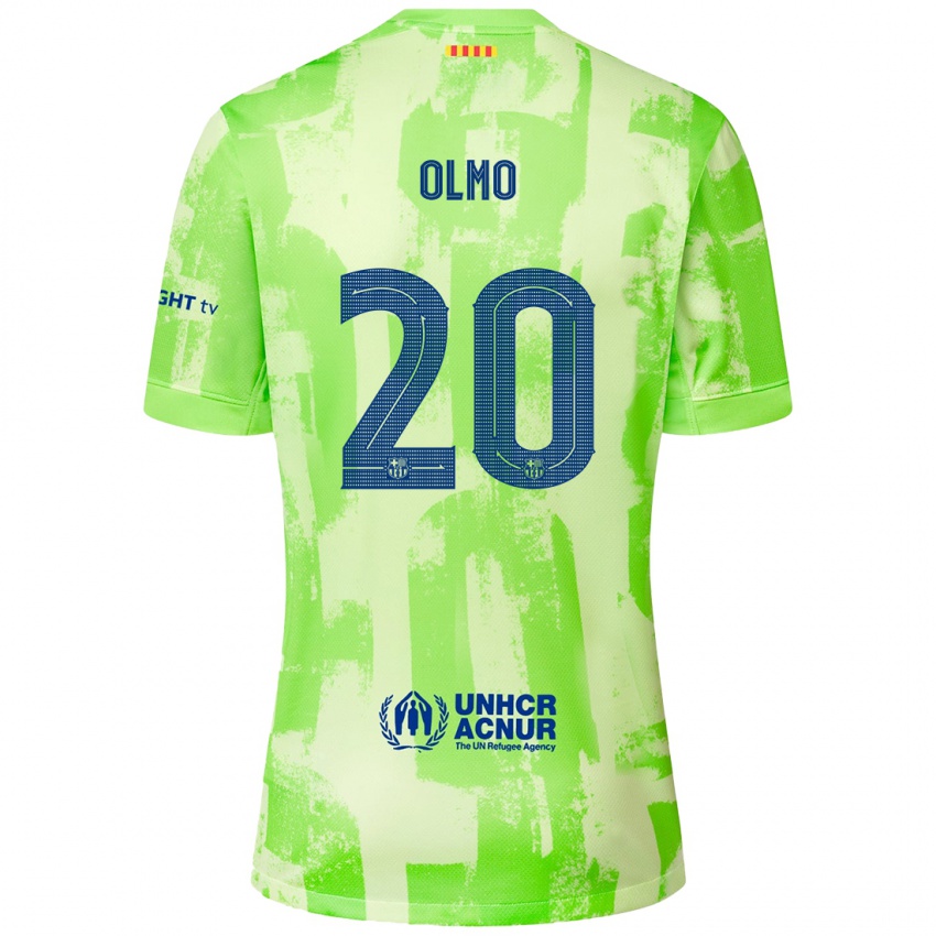 Niño Camiseta Dani Olmo #20 Lima Equipación Tercera 2024/25 La Camisa México