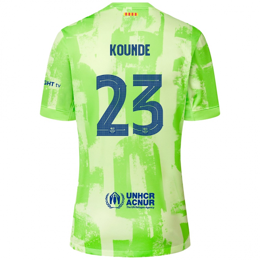 Niño Camiseta Jules Kounde #23 Lima Equipación Tercera 2024/25 La Camisa México