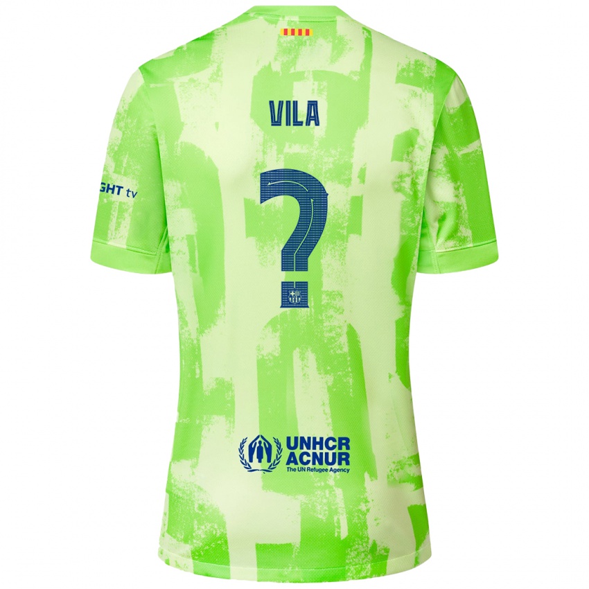 Niño Camiseta Manu Vila #0 Lima Equipación Tercera 2024/25 La Camisa México