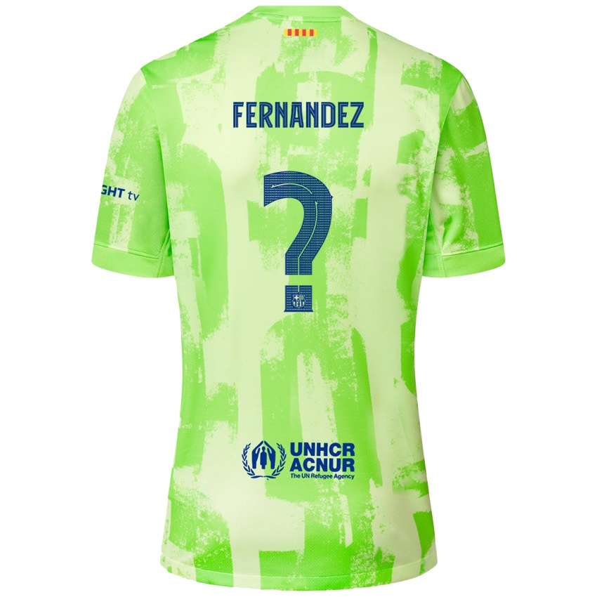 Niño Camiseta Pedro Fernández #0 Lima Equipación Tercera 2024/25 La Camisa México