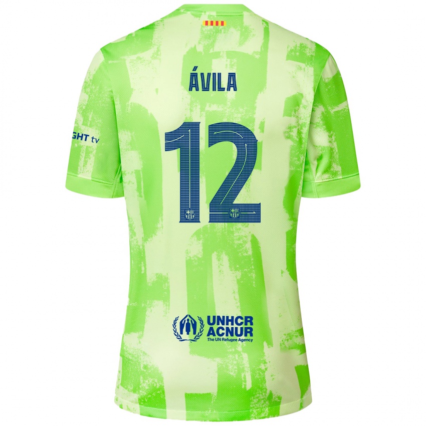 Niño Camiseta Dani Ávila #12 Lima Equipación Tercera 2024/25 La Camisa México