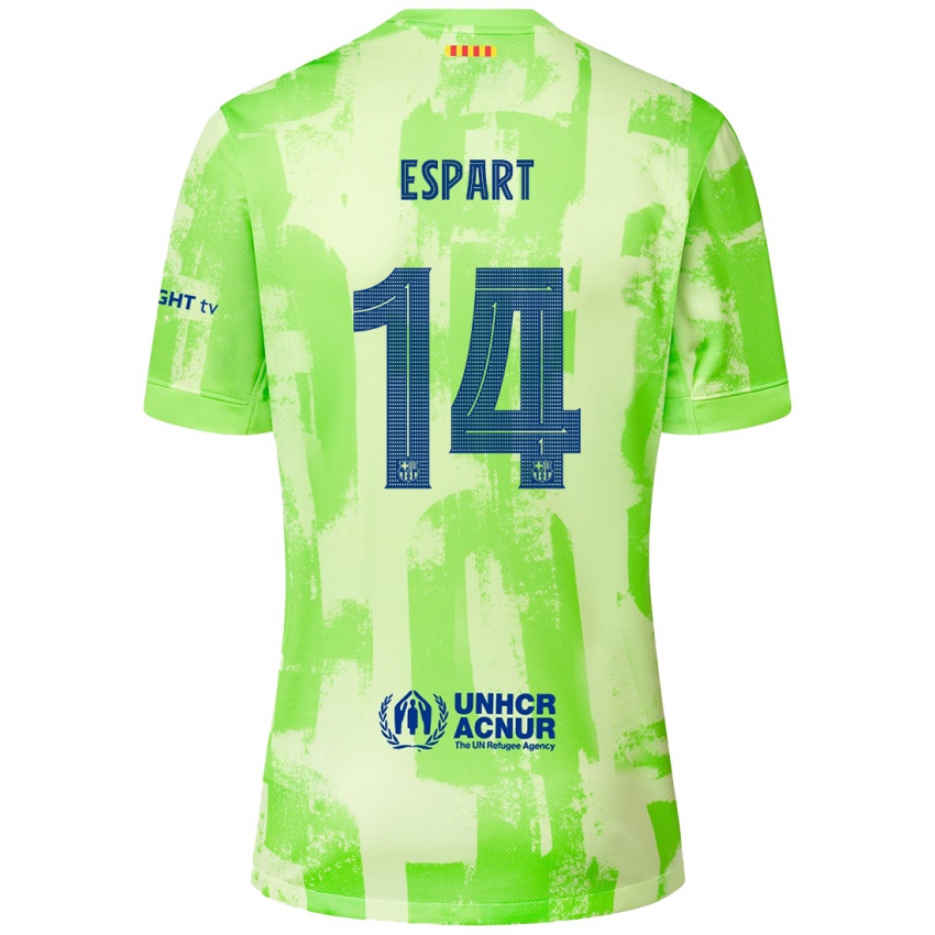 Niño Camiseta Xavi Espart #14 Lima Equipación Tercera 2024/25 La Camisa México