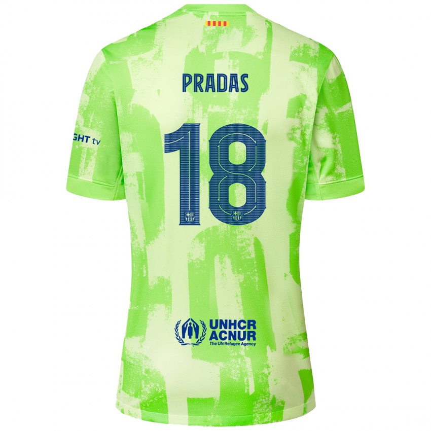 Niño Camiseta Arnau Pradas #18 Lima Equipación Tercera 2024/25 La Camisa México