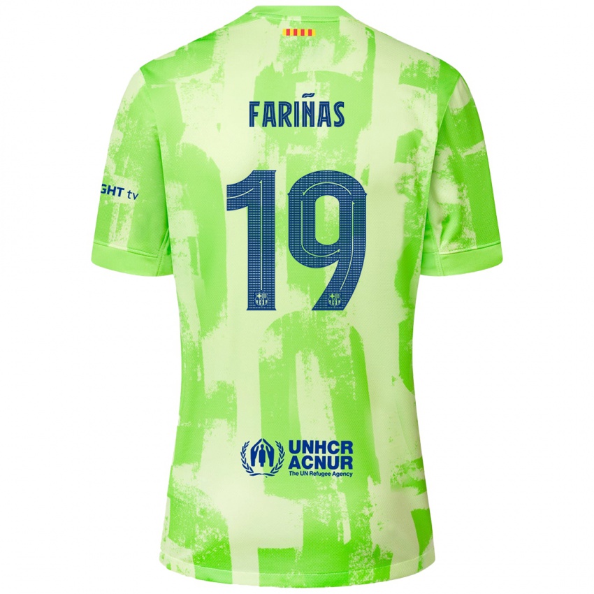 Niño Camiseta Brian Fariñas #19 Lima Equipación Tercera 2024/25 La Camisa México