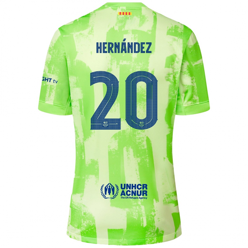 Niño Camiseta Unai Hernández #20 Lima Equipación Tercera 2024/25 La Camisa México