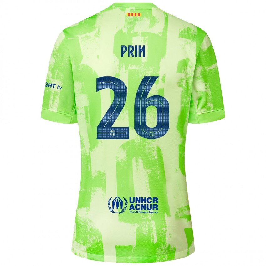 Niño Camiseta Pau Prim #26 Lima Equipación Tercera 2024/25 La Camisa México