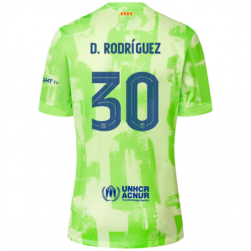 Niño Camiseta Dani Rodríguez #30 Lima Equipación Tercera 2024/25 La Camisa México