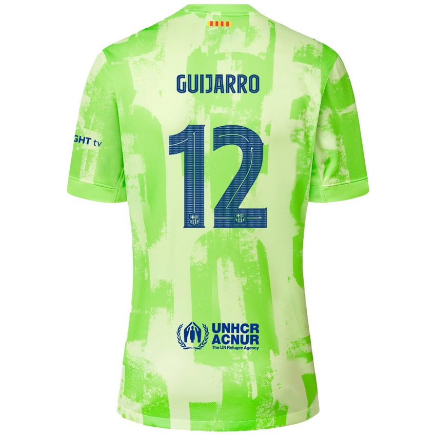 Niño Camiseta Patricia Guijarro #12 Lima Equipación Tercera 2024/25 La Camisa México