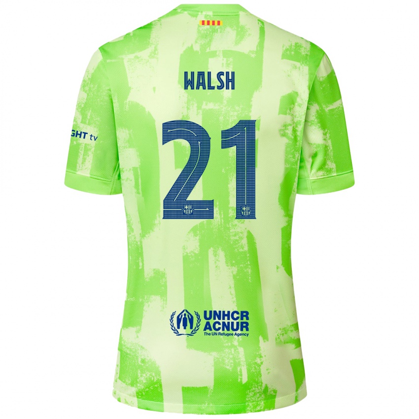 Niño Camiseta Keira Walsh #21 Lima Equipación Tercera 2024/25 La Camisa México