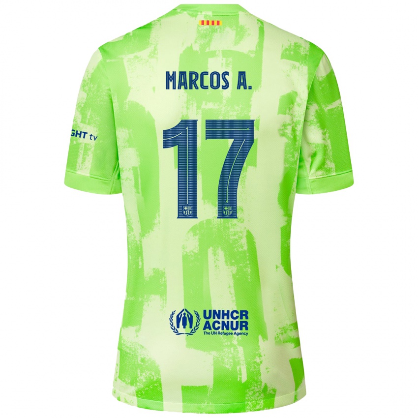 Niño Camiseta Marcos Alonso #17 Lima Equipación Tercera 2024/25 La Camisa México