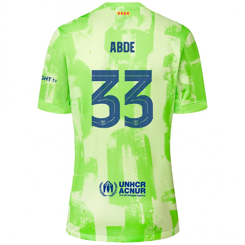 Niño Camiseta Ez Abde #33 Lima Equipación Tercera 2024/25 La Camisa México