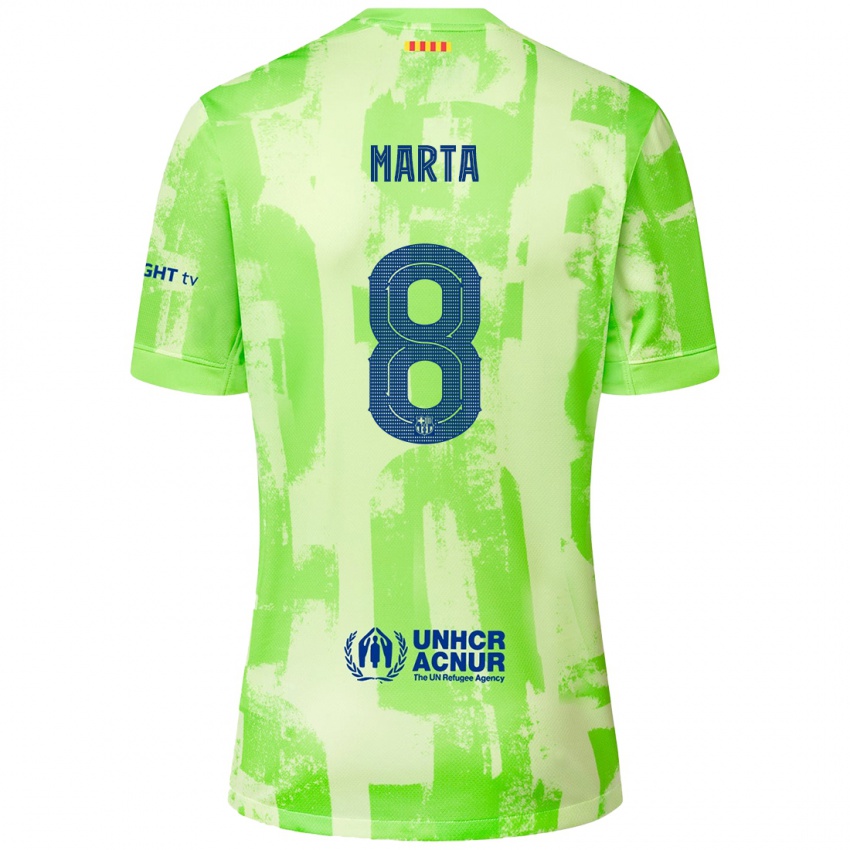 Niño Camiseta Marta Torrejon #8 Lima Equipación Tercera 2024/25 La Camisa México