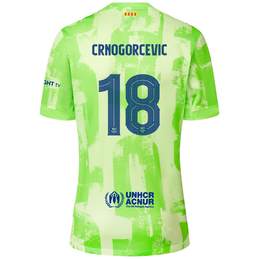 Niño Camiseta Ana-Maria Crnogorcevic #18 Lima Equipación Tercera 2024/25 La Camisa México