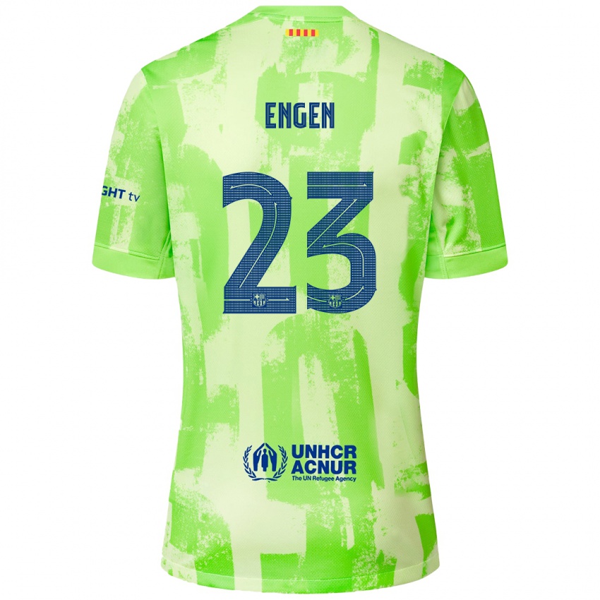 Niño Camiseta Ingrid Engen #23 Lima Equipación Tercera 2024/25 La Camisa México