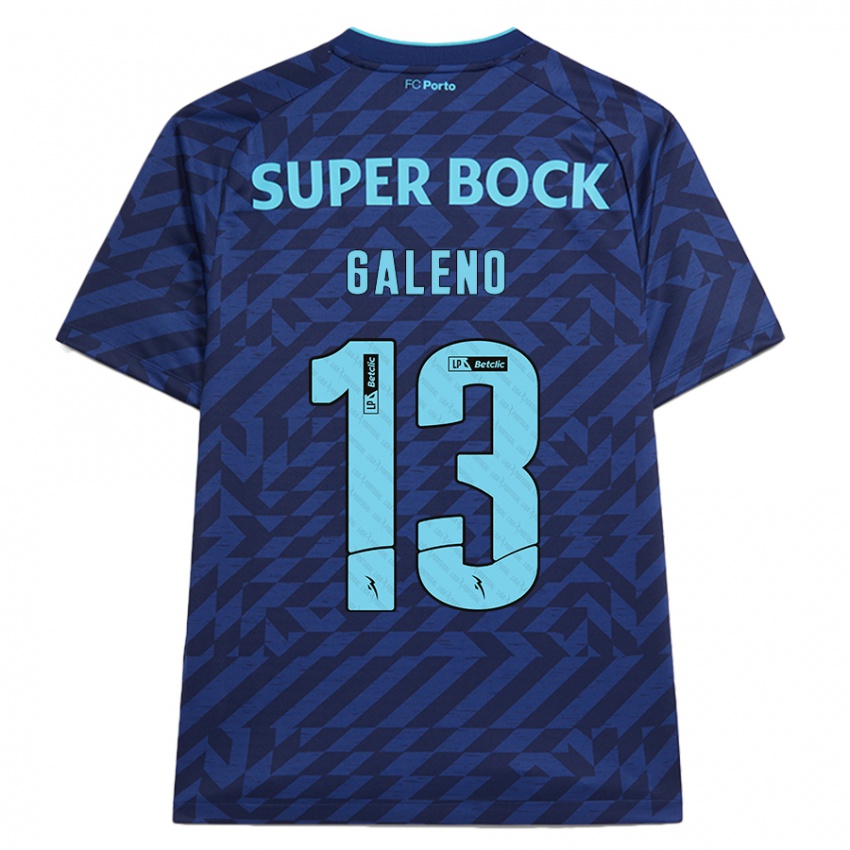 Niño Camiseta Galeno #13 Azul Marino Equipación Tercera 2024/25 La Camisa México