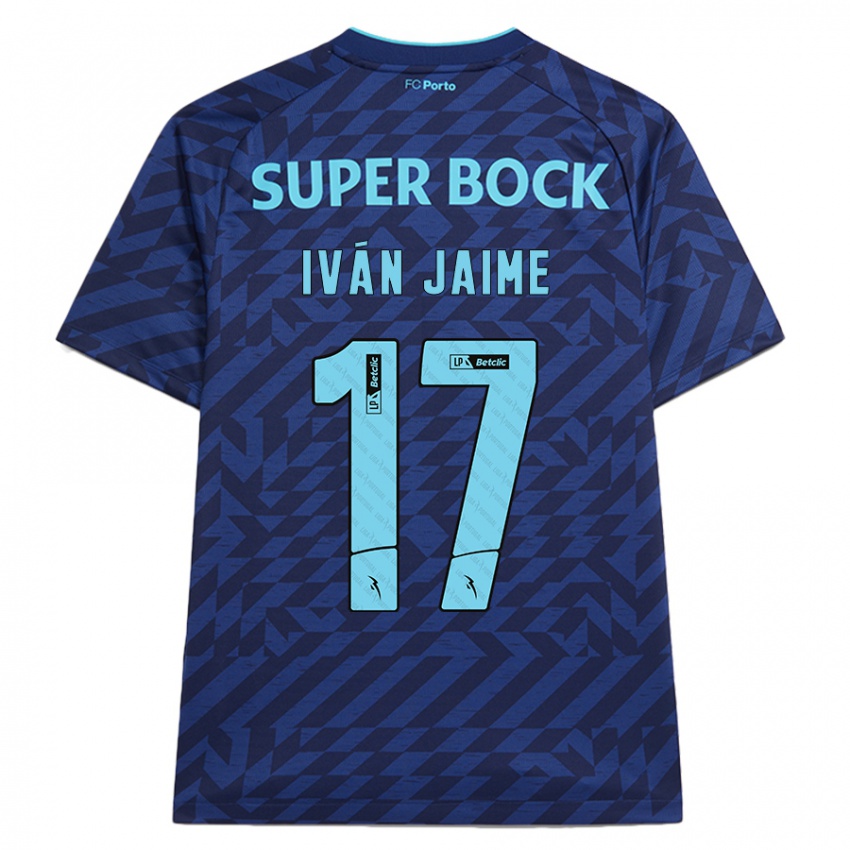 Niño Camiseta Iván Jaime #17 Azul Marino Equipación Tercera 2024/25 La Camisa México