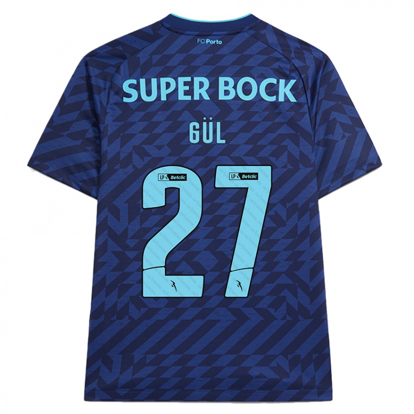 Niño Camiseta Deniz Gül #27 Azul Marino Equipación Tercera 2024/25 La Camisa México