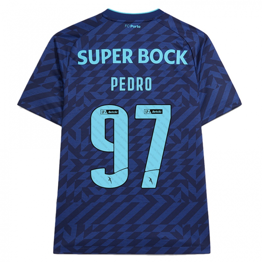 Niño Camiseta Zé Pedro #97 Azul Marino Equipación Tercera 2024/25 La Camisa México