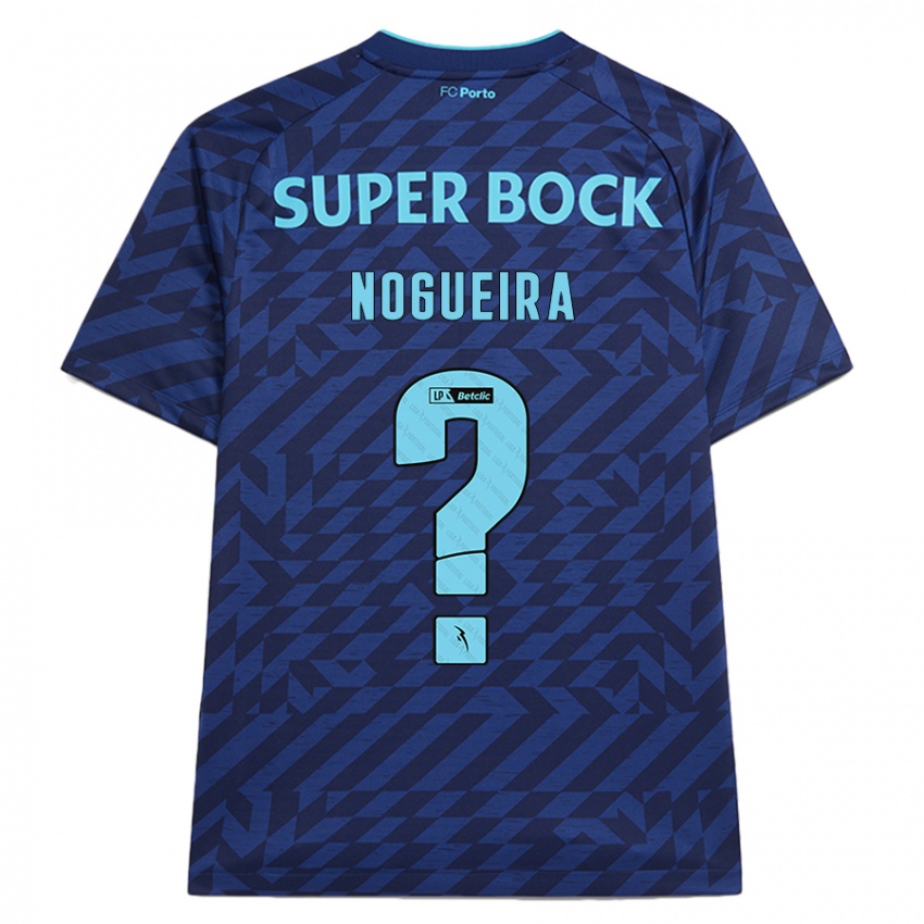 Niño Camiseta Duarte Nogueira #0 Azul Marino Equipación Tercera 2024/25 La Camisa México