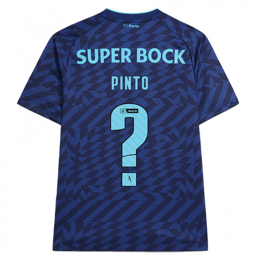 Niño Camiseta Gonçalo Pinto #0 Azul Marino Equipación Tercera 2024/25 La Camisa México