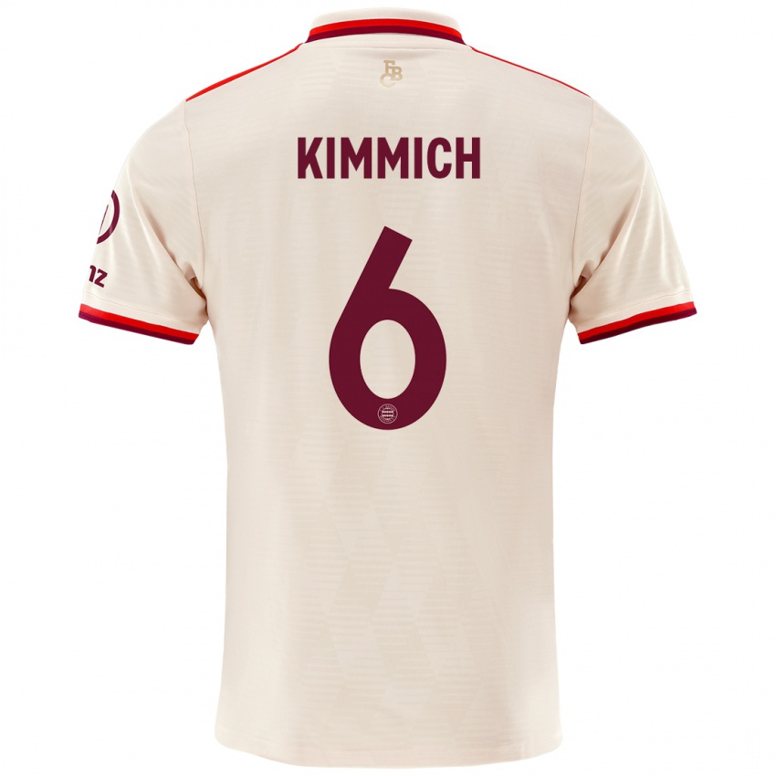 Niño Camiseta Joshua Kimmich #6 Lino Equipación Tercera 2024/25 La Camisa México