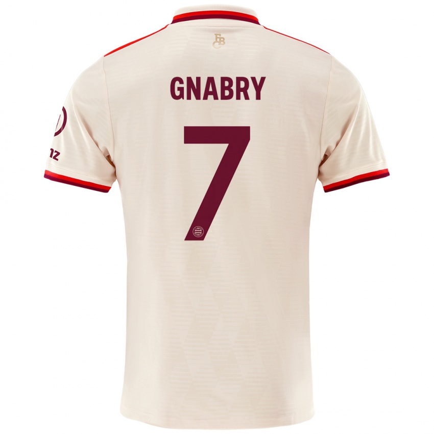 Niño Camiseta Serge Gnabry #7 Lino Equipación Tercera 2024/25 La Camisa México