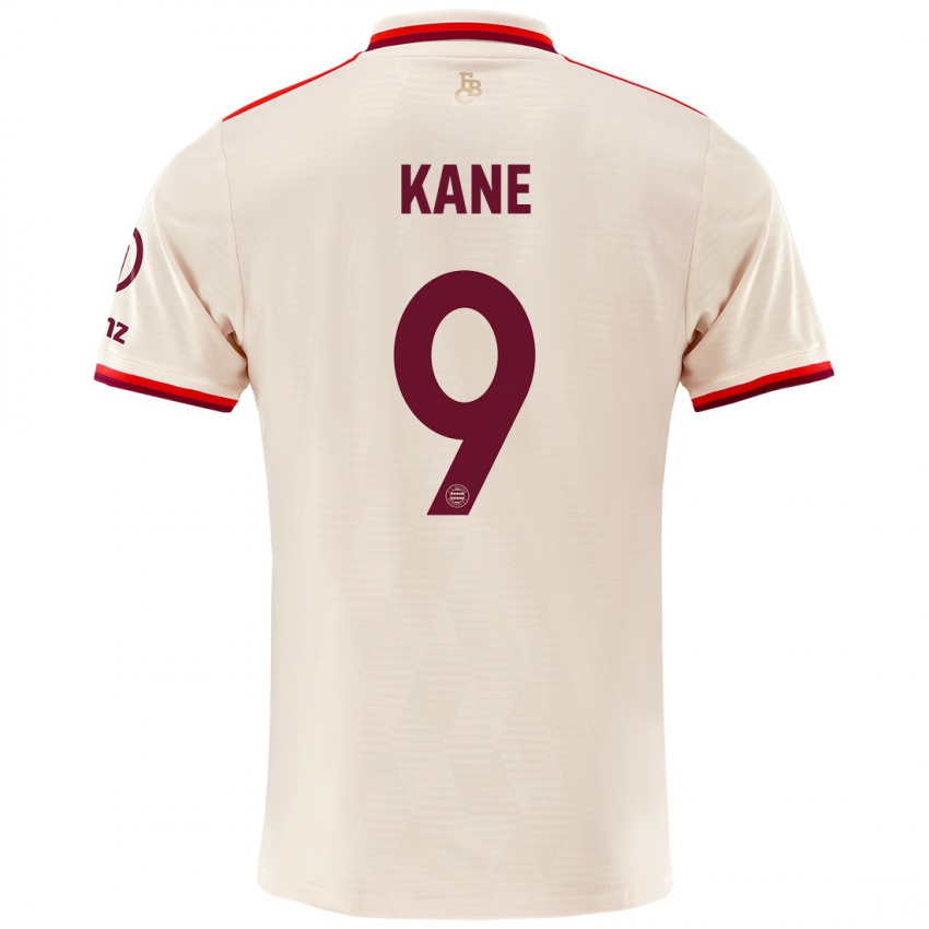 Niño Camiseta Harry Kane #9 Lino Equipación Tercera 2024/25 La Camisa México