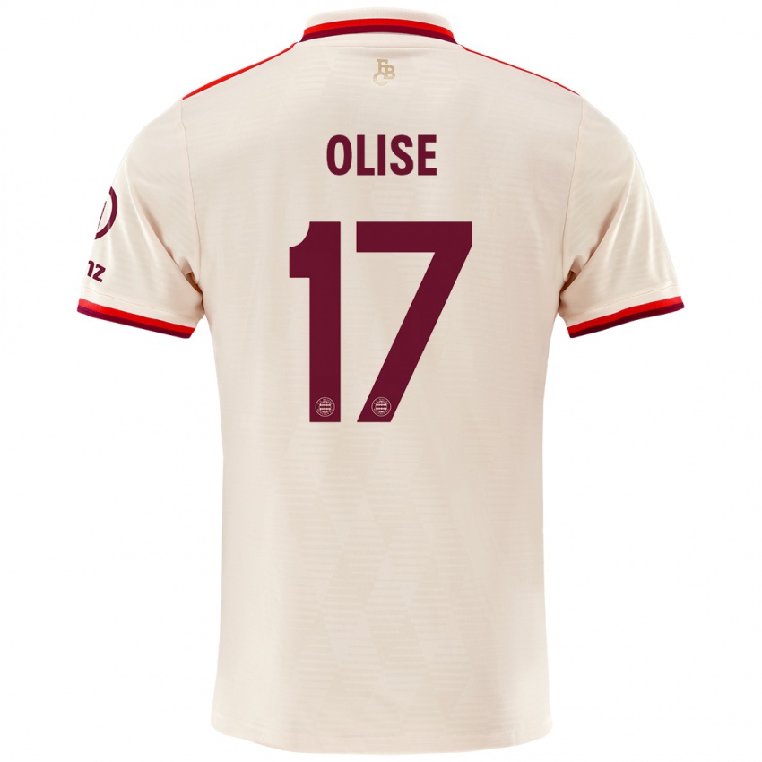 Niño Camiseta Michael Olise #17 Lino Equipación Tercera 2024/25 La Camisa México