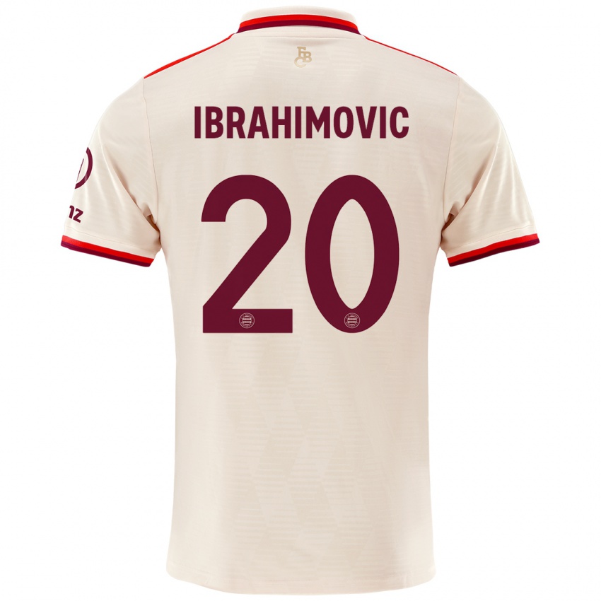 Niño Camiseta Arijon Ibrahimovic #20 Lino Equipación Tercera 2024/25 La Camisa México