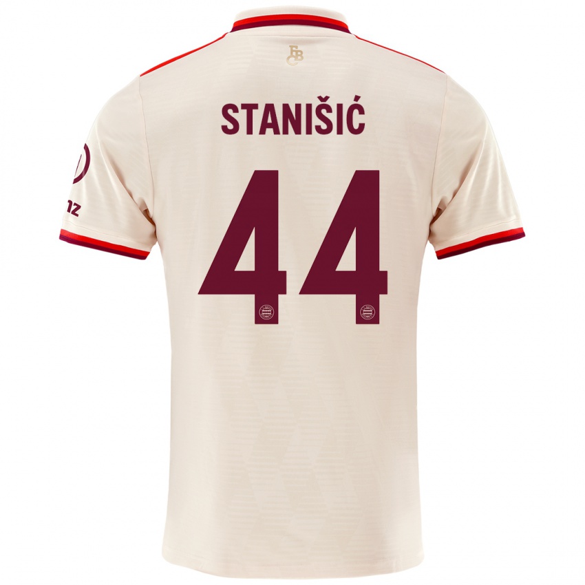 Niño Camiseta Josip Stanisic #44 Lino Equipación Tercera 2024/25 La Camisa México