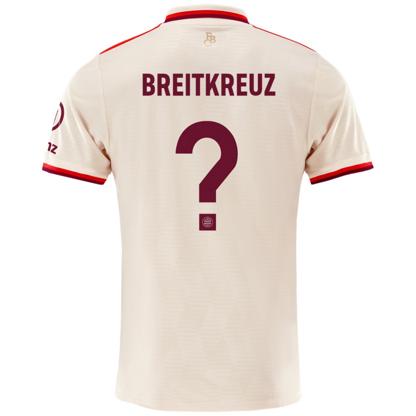 Niño Camiseta Steve Breitkreuz #0 Lino Equipación Tercera 2024/25 La Camisa México