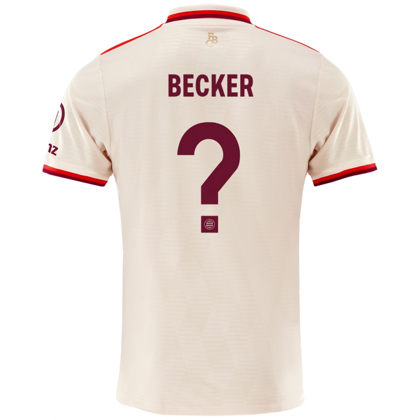 Niño Camiseta Lennard Becker #0 Lino Equipación Tercera 2024/25 La Camisa México