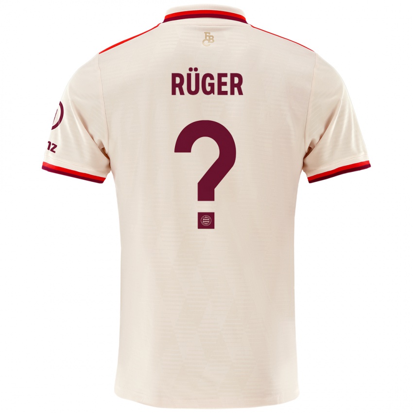 Niño Camiseta Kurt Rüger #0 Lino Equipación Tercera 2024/25 La Camisa México