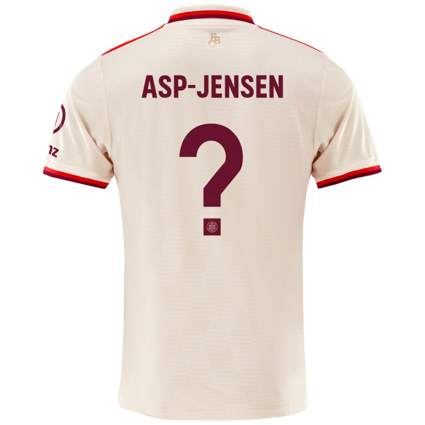 Niño Camiseta Jonathan Asp-Jensen #0 Lino Equipación Tercera 2024/25 La Camisa México