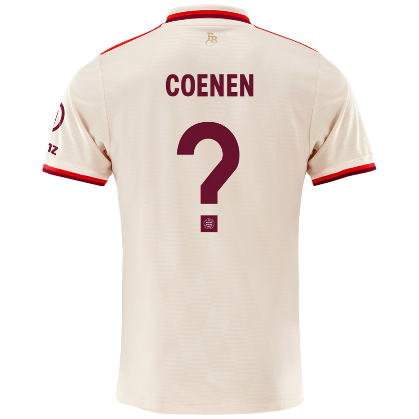 Niño Camiseta Alexander Coenen #0 Lino Equipación Tercera 2024/25 La Camisa México